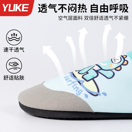网红沙滩鞋儿童男女速干防滑软底沙滩袜潜水游泳溯溪鞋防滑防割贴 商品图1