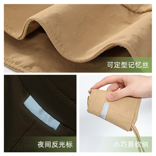 春夏防晒遮阳帽男女渔夫帽户外登山防紫外线防水透气大帽檐XMZ300 商品图3