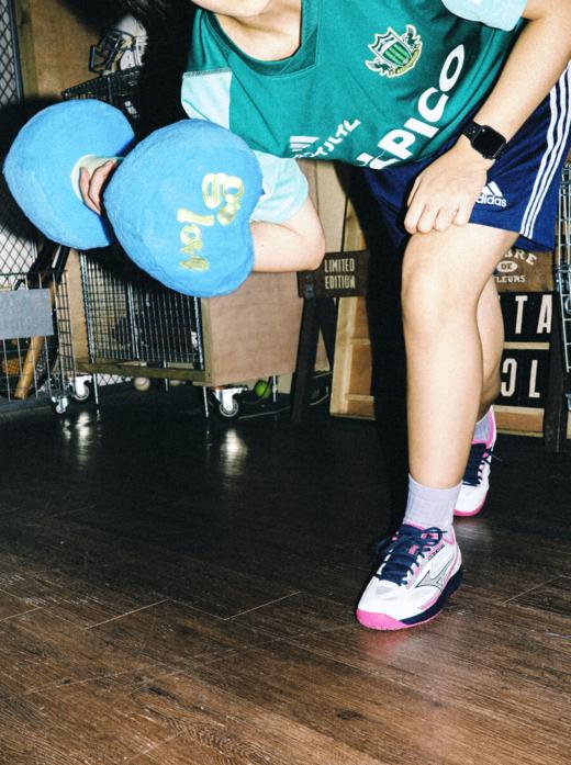 CryingCenter 汗与泪爱心哑铃毛绒玩偶挂件 哭喊中心 商品图2