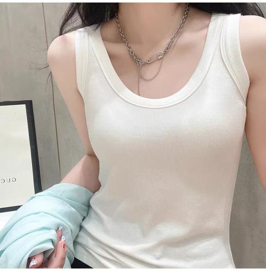【美背系】下摆双走线～软料防走光吊带背心-喜出 商品图1