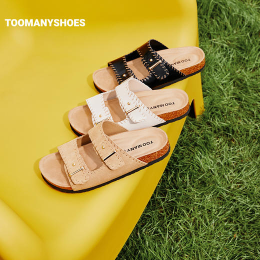 Toomanyshoes勃肯拖鞋延长假期厚底沙滩鞋凉拖 商品图2