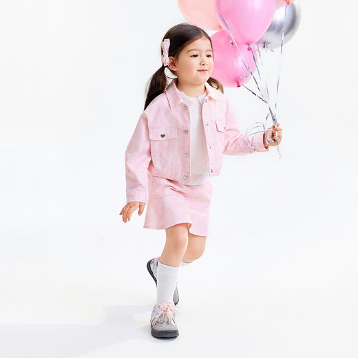 【实体店同款】女童夹克外套秋季新款安奈儿童装XG535210 商品图3