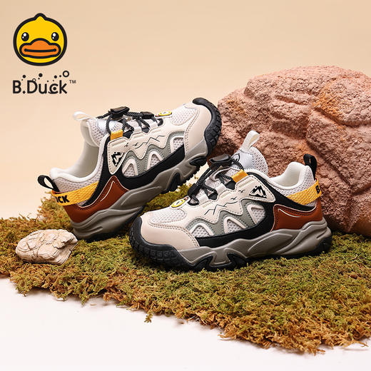 B.Duck小黄鸭童鞋春秋户外鞋28-35 B3686812 商品图2