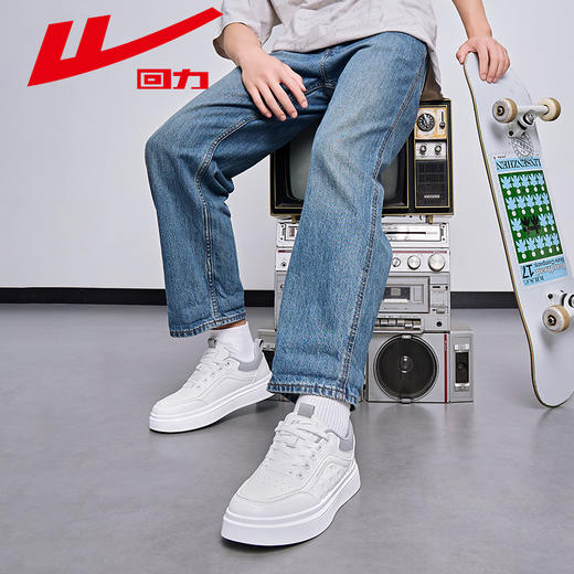 回力板鞋男款2025夏季新款爆款潮流小白鞋子男士百搭运动休闲男鞋 WXP(WZ)-2460 商品图7