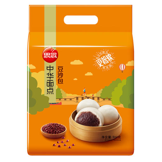 思念中华面点豆沙包960g/袋 商品图0