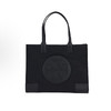TORY BURCH 汤丽柏琦 Ella 纯色双T Logo拼饰磁力按扣 锦纶 托特包Tote包购物袋手提单肩包 女款 黑色（CB） 商品缩略图0