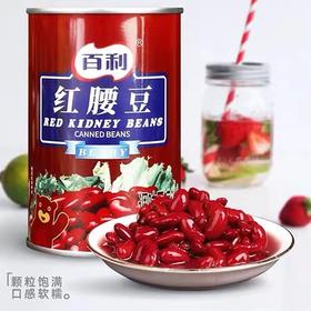 百利红腰豆432g瓶 0脂肪即食大红豆专用罐头