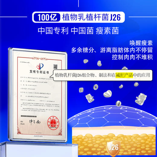 均瑶体轻松J26益生菌女性成人乳酸杆菌2g*14条/盒 商品图2