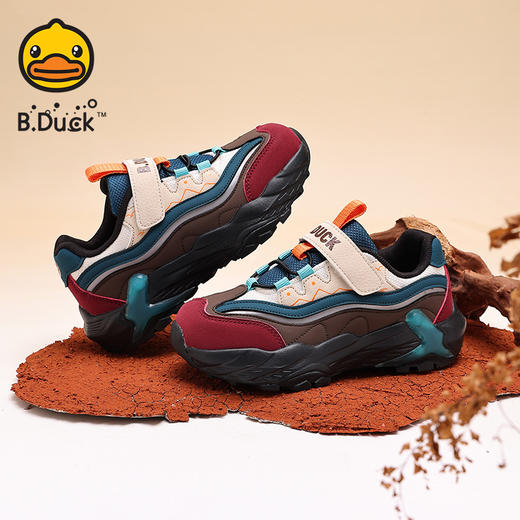 B.Duck小黄鸭童鞋春秋户外鞋28-37 B3686830 商品图3