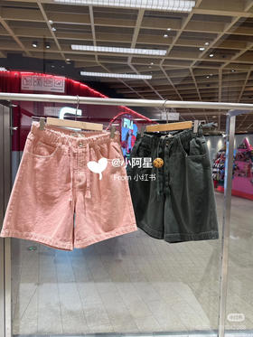 2507311     素 4分中裤 夏裤