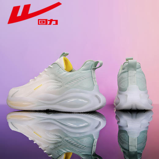 回力女鞋2025新款爆款小白鞋夏季百搭厚底透气运动鞋子老爹鞋女款WXY-L933C 商品图5