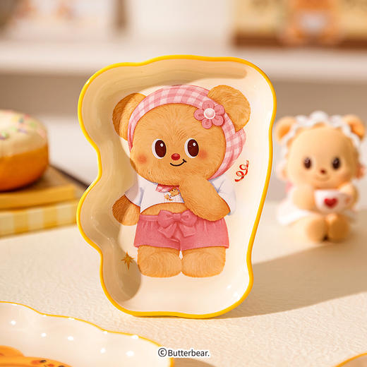 摩登主妇&黄油小熊 蘸料碟味碟酱油醋碟调料碟小菜碟子蘸酱碟 商品图1