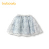巴拉巴拉童装女童短裙公主印花网纱裙秋季蓬蓬裙甜美洋气儿童裙子 商品缩略图0