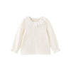 【高定系列】英氏女童长袖上衣秋季新款绣花翻领棉羊毛儿童T恤衫 商品缩略图4