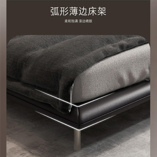 顾家家居整装 意式极简 皮艺软床KZ.B1097PF3 黛丽 商品图4