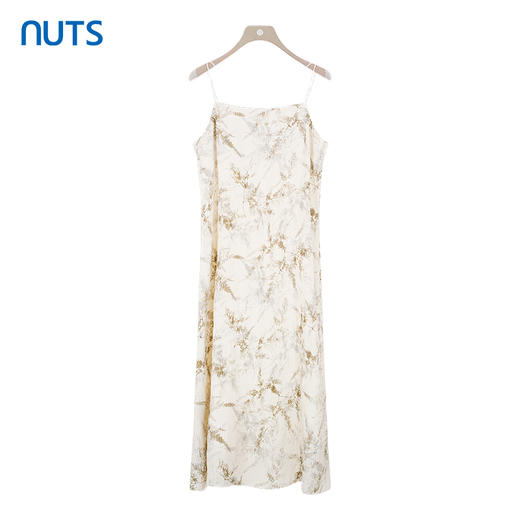 NUTS商场同款夏季高级感气质宽松吊带连衣裙428103401 商品图0