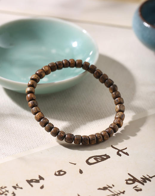 【沉香溯源】算盘珠手串 BCQN365 （特殊商品请在收货之后48小时内申请退换货，过期不予处理！！！） 商品图0