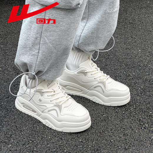 回力板鞋透气男鞋夏季新款爆款百搭男士网面运动鞋子厚底小白鞋男 WXY-K257Z 商品图3