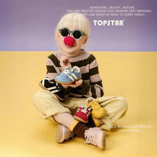 【25秋上新】TOPSTAR宝宝德训鞋男童户外休闲鞋女童透气软底儿童运动鞋6060 商品图4