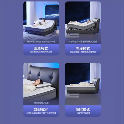 顾家家居整装 意式极简 皮艺软床KZ.B1089PT2+PTN2F+M9390D星舟1号 商品图2