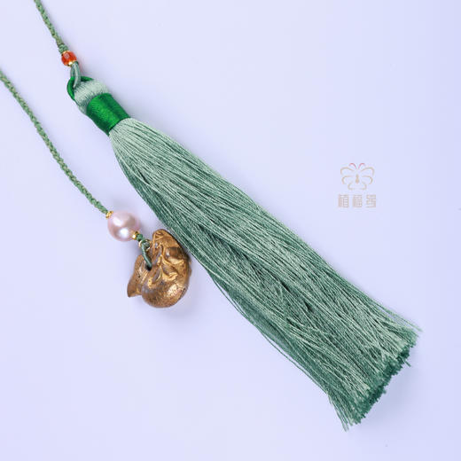 【年年有余】银鎏金龙头鱼挂饰  ZX2507063 商品图0