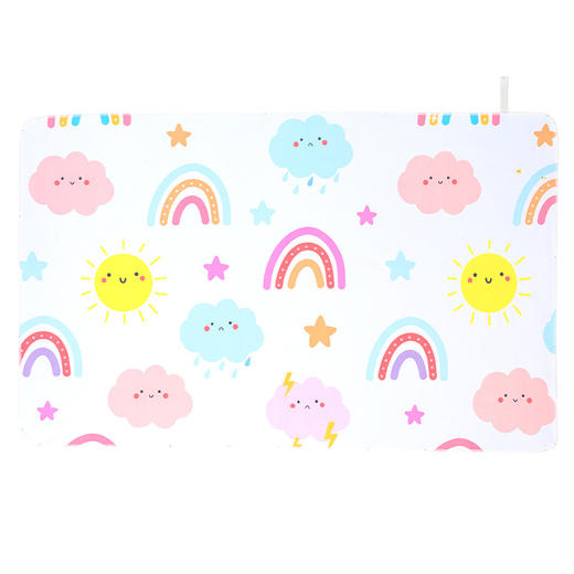 游泳沙滩浴巾女速干吸水快毛巾运动防晒海滩披巾少女学生印花浴巾 商品图4