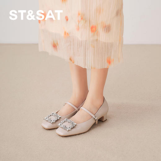 星期六优雅绸缎银河扣玛丽珍SSD3111069 商品图7