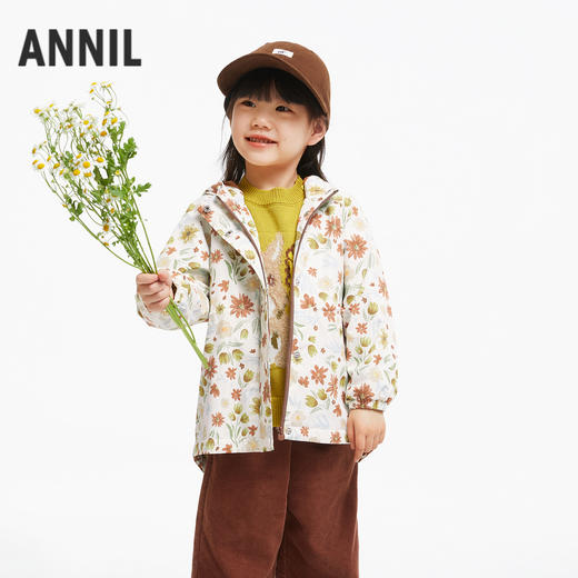 【实体店同款】女童风衣外套秋季新款安奈儿童装TG535600 商品图0