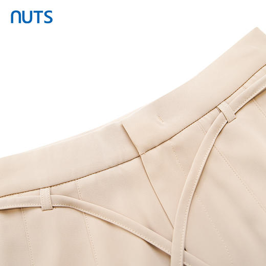 NUTS商场同款夏季高级感气质时尚阔腿绑带百搭长裤421072252 商品图4