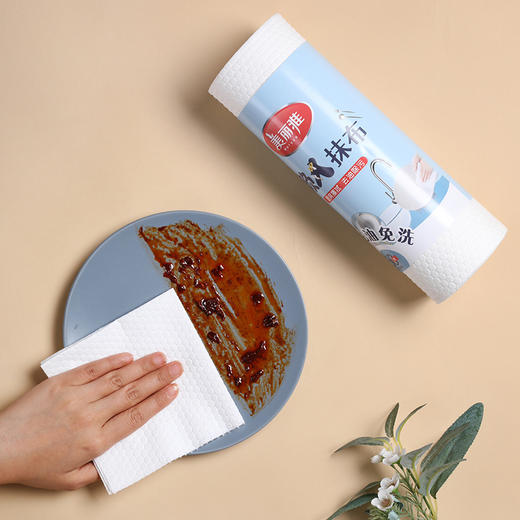 【批发】美丽雅懒人日抛型抹布50张/卷 商品图3