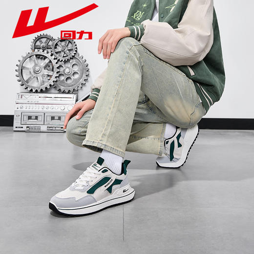 回力男鞋休闲鞋夏季新款男士鞋子透气软底轻便舒适百搭减震运动鞋 WXY(S)-2744L 商品图3