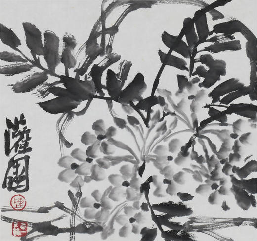 陈太一《凌霄花》国画原作33CM*33CM 手绘宣纸花鸟作品 商品图1