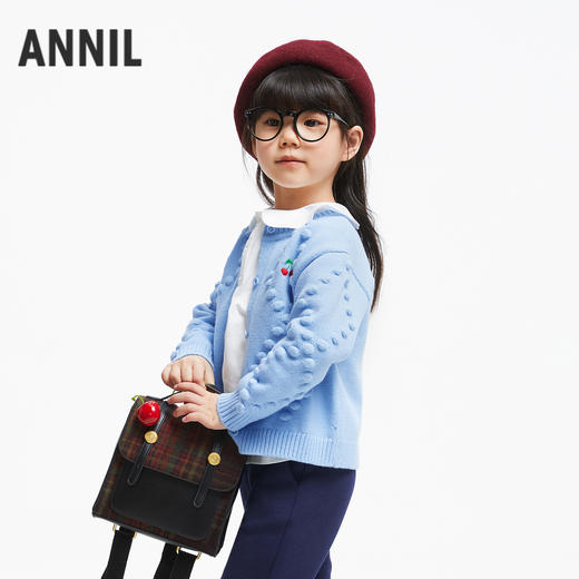 【实体店同款】女童针织开衫秋季新款安奈儿童装TG534619 商品图2