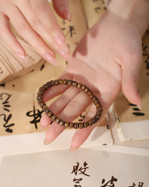 【沉香溯源】算盘珠手串 BCQN365 （特殊商品请在收货之后48小时内申请退换货，过期不予处理！！！） 商品图1