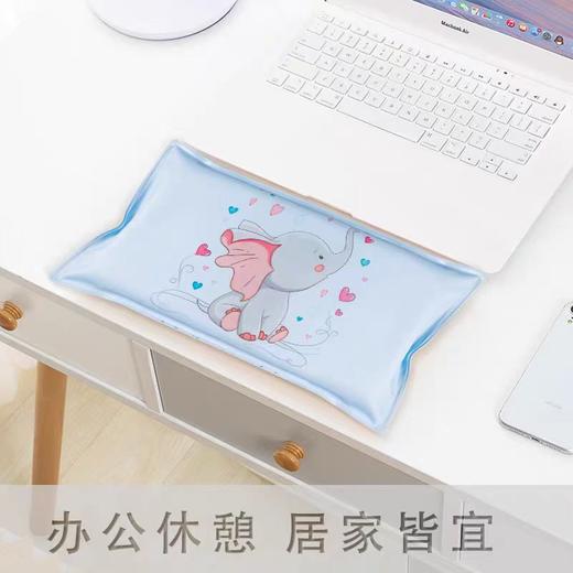【物理降温，即用即冷！】夏季卡通海绵冰枕凉枕 降温冰垫免注水 学生午睡冰垫水枕头制定凉垫-QA 商品图3