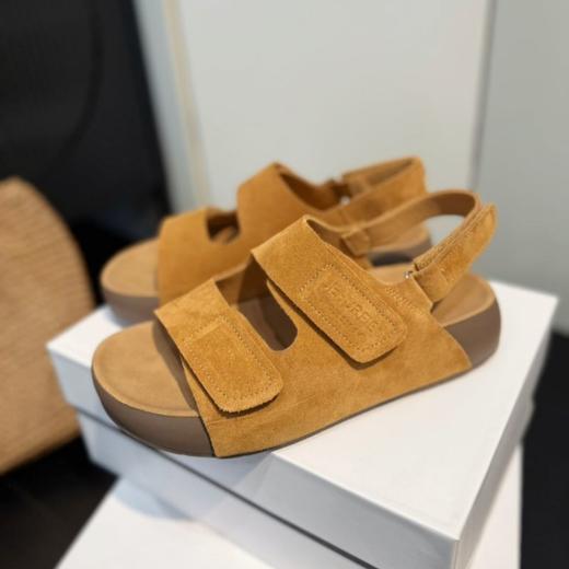 JEHURFIE/纪华菲 Baby同款吐司系列真皮魔术贴凉鞋    AB25311 商品图2