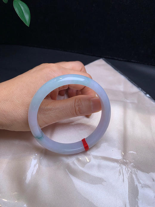 620534，61大圈口正圈，绿底飘花，底子干净清爽 润润的 商品图5