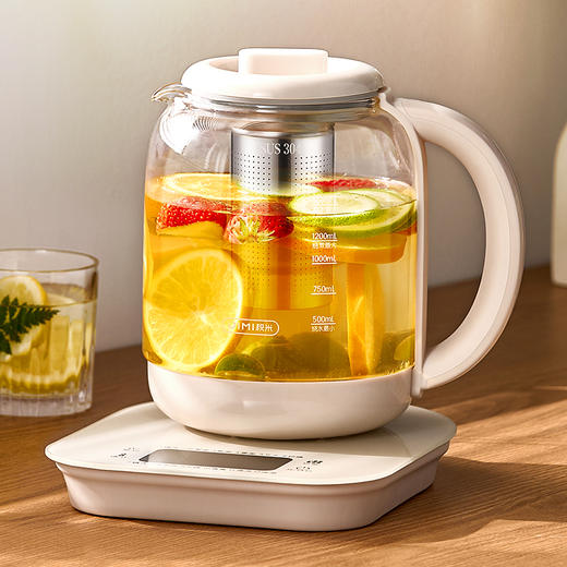 只要99块！【积米钛养身壶，一台=N台】炖品+煲汤+熬粥+甜品+药膳 +花、果茶+温奶等等，全都一壶搞定！ 商品图1