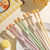 摩登主妇&黄油小熊 儿童筷子合金家用高档抗菌防霉专人专用筷 商品缩略图0