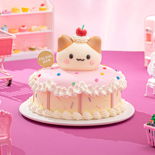 甜心喵喵0卡糖动物奶油蛋糕  | FALANC CAKE 商品图8