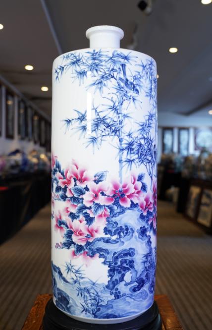 青花斗彩石竹图 商品图0