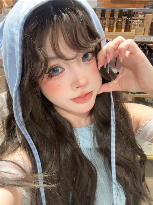 FlowerColor半年抛【泪钻冰蓝】14.5mm 商品图3