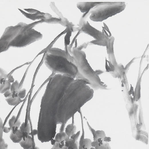 陈太一《凤仙花》国画原作33CM*33CM 手绘宣纸花鸟作品 商品图3