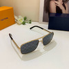 夏季特惠💰220 LV 路易威登 时尚潮流男蛤蟆框太阳镜  网红同款墨镜 ！出游必备遮阳镜 ps：图上镜面有贴保护膜 可撕掉 商品缩略图0