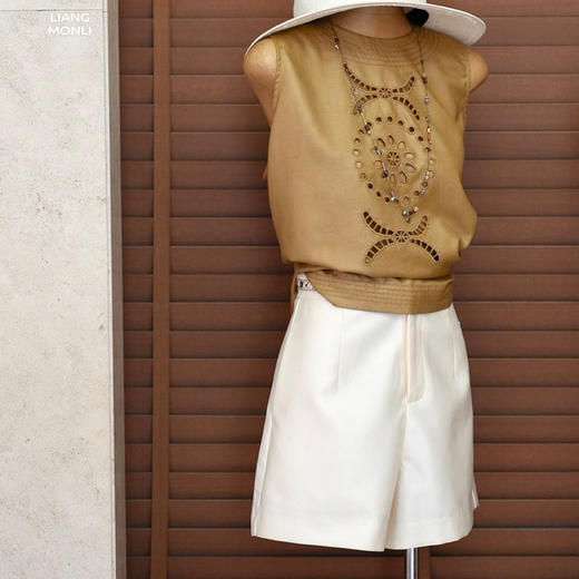 【预售7天】良木礼编织短裤（T51） 商品图0