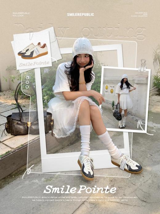 Smilerepublic新款德训鞋 海盐可露丽夏日微微甜芭蕾风（HC） 商品图1