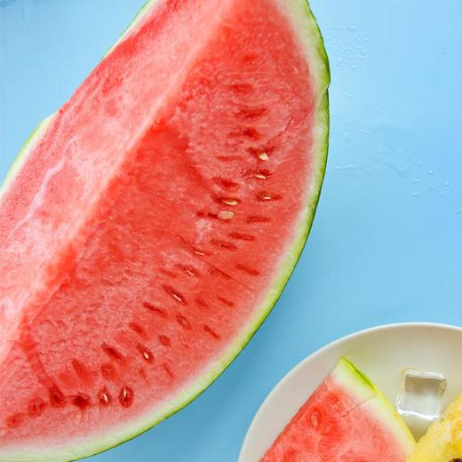 1/2麒麟西瓜 约 2-2.5kg/个 赠一次性勺子 商品图2