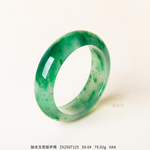 【绿了江南】独龙玉宽版手镯   ZX2507125 商品图0