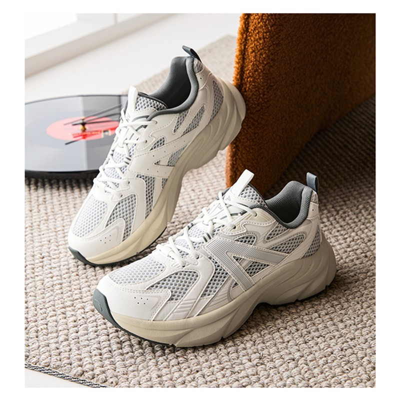 安踏银河丨复古网面透气休闲鞋男鞋夏季灰色百搭运动鞋112538896