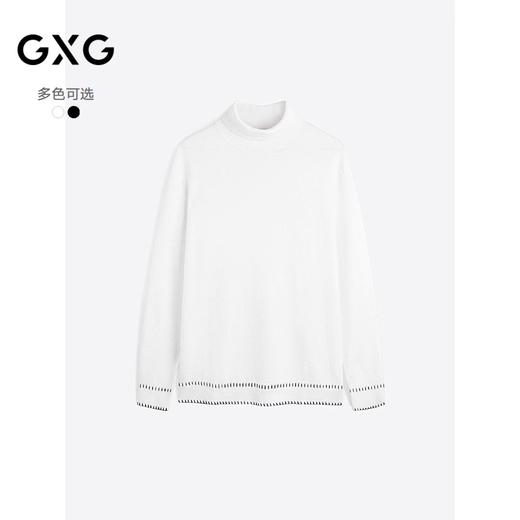 GXG男装  多色毛衫保暖高领线衫亲肤毛衫冬季热卖绵羊毛毛衫GEX11028694 商品图1